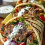 Grilled Chicken Gyro Wraps First Image