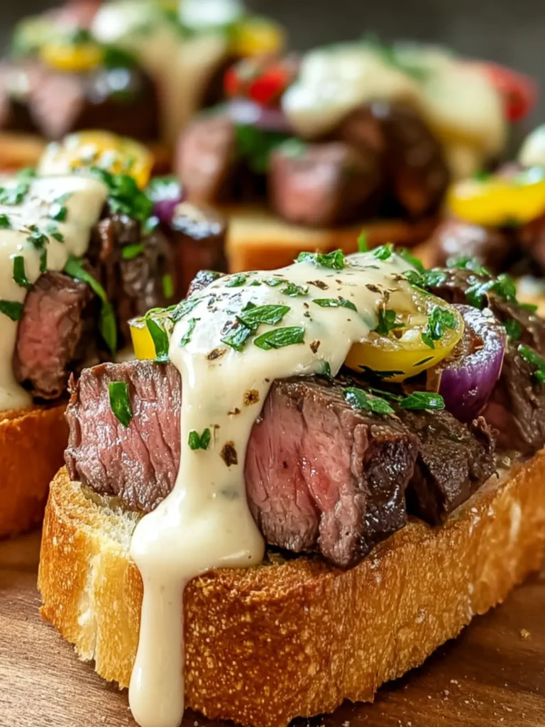Open-Faced Steak Sandwich Delight First Image