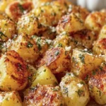 Herb Roasted Garlic Potatoes First Image