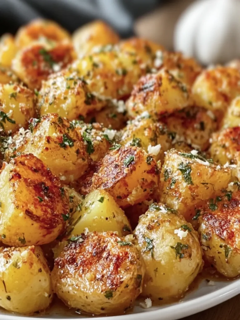 Herb Roasted Garlic Potatoes First Image