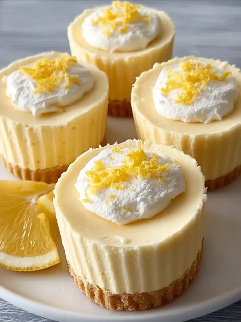 Lemon Cheesecake Mousse Cups First Image