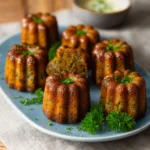Savory Herb-Stuffed Canelé Bites First Image