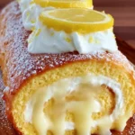 Lemon Cream Swiss Roll Dessert First Image