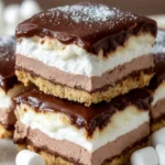 Decadent Chocolate Marshmallow Squares First Image