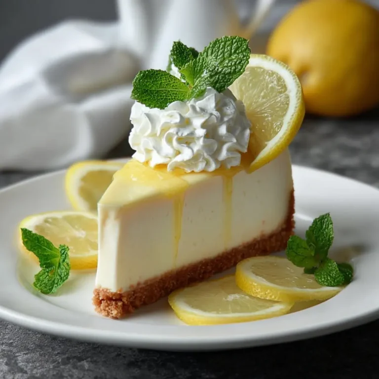 Lemon Mint Cheesecake Dessert First Image