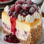 Delicious Raspberry Cheesecake Delight First Image
