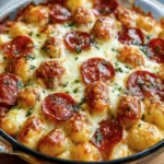 Baked Pepperoni Gnocchi Casserole First Image