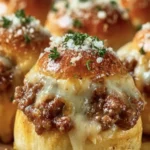 Cheesy Beef Slider Rolls First Image