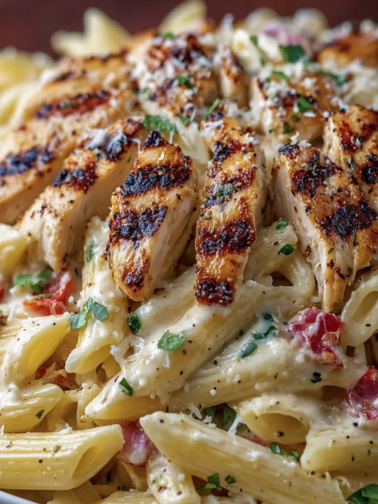 Creamy Grilled Chicken Pasta First Image