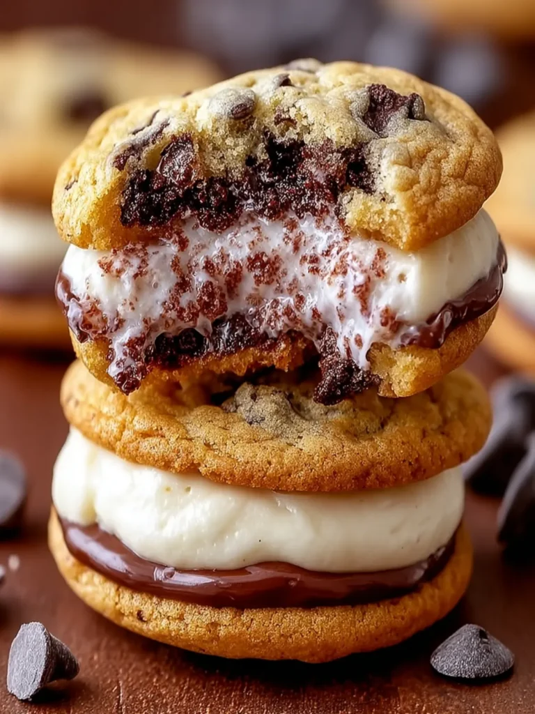 Chocolate Chip Cookie Sandwiches First Image