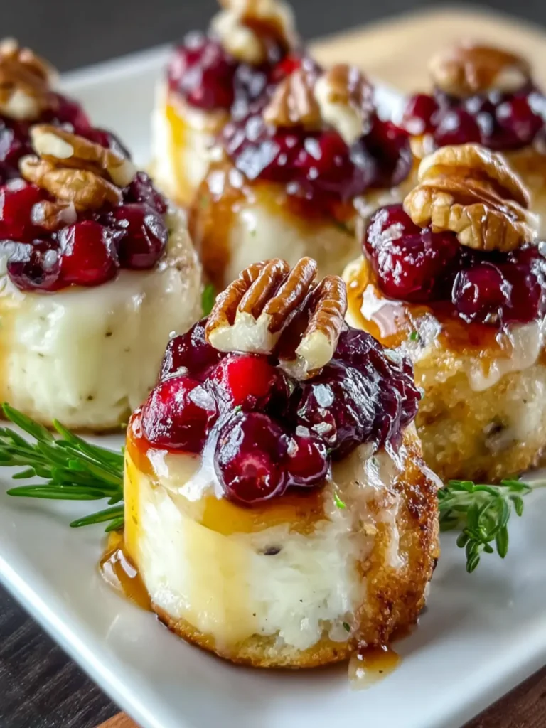 15-Minute Cranberry Brie Bites: Irresistible Party Magic First Image