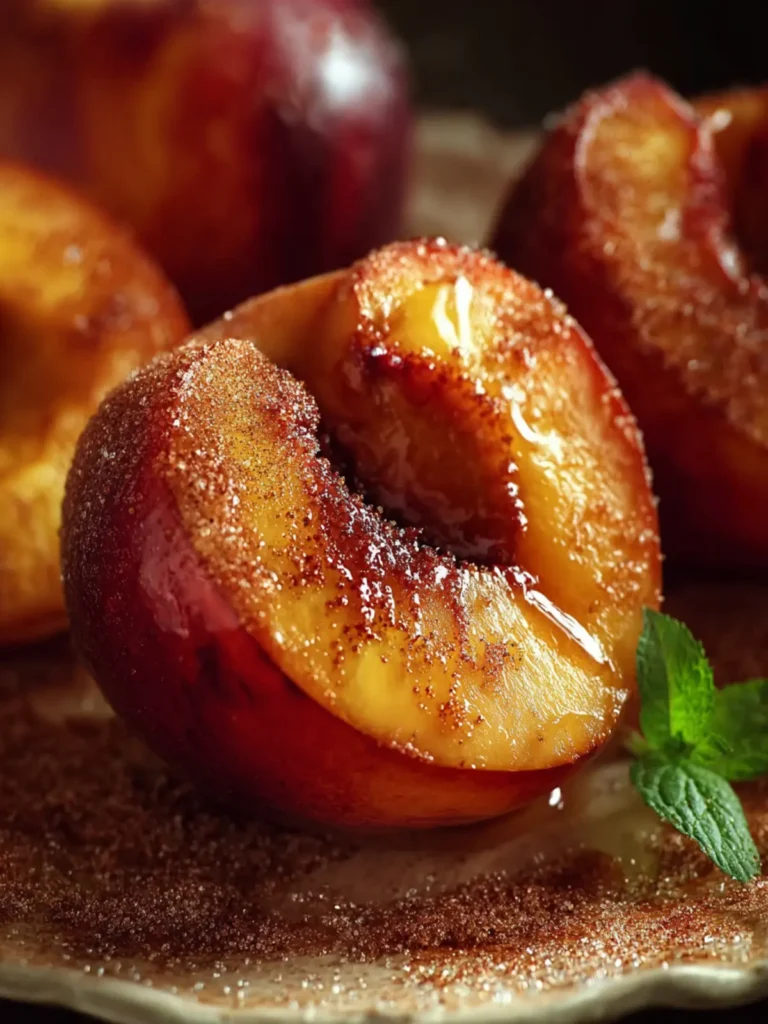 Cinnamon Sugar Baked Peaches: A Sweet Summer Delight! First Image