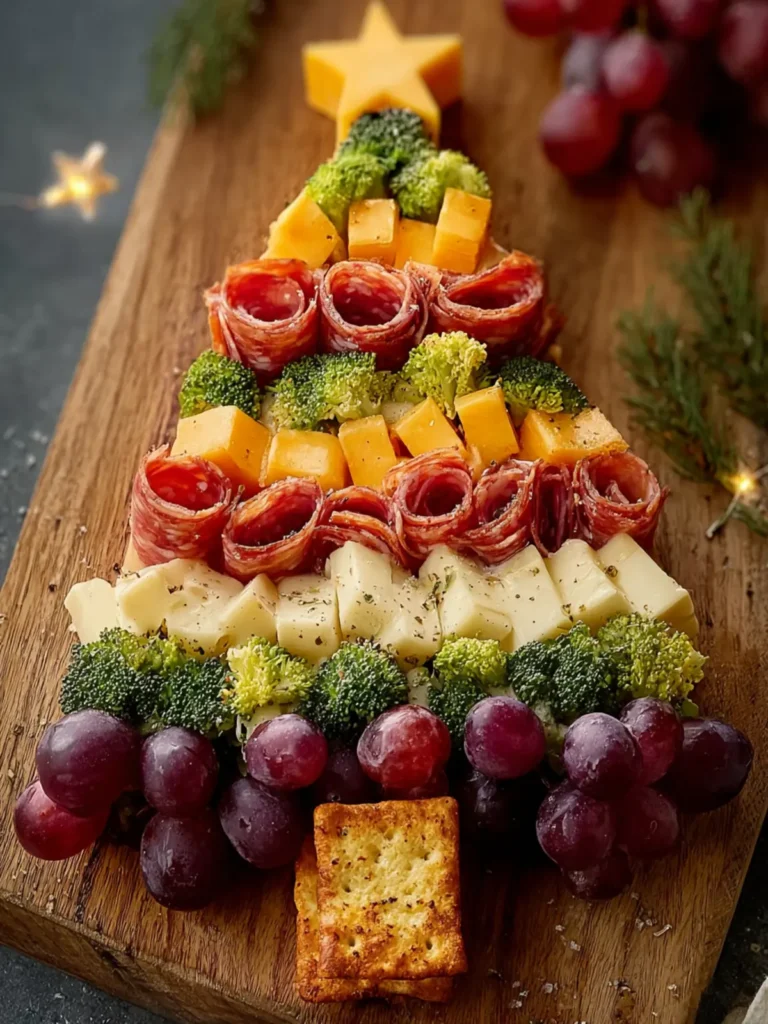 Christmas Tree Shaped Charcuterie First Image