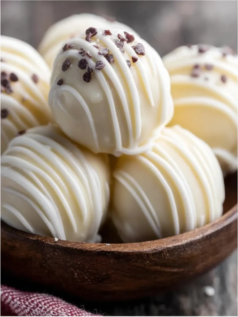 White Chocolate Truffles Recipe First Image