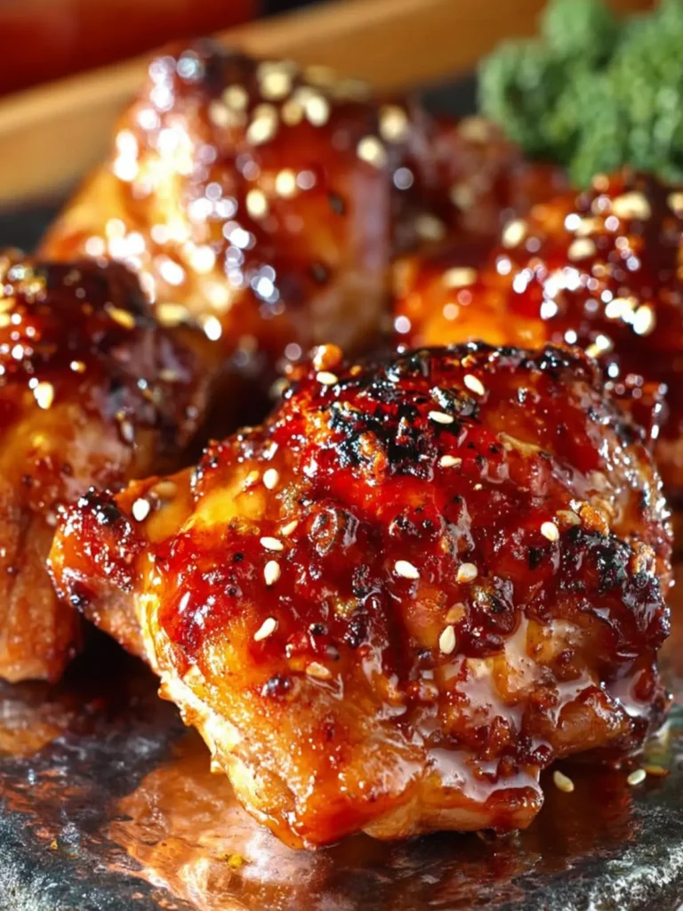 Oven Baked Teriyaki Chicken Thighs First Image