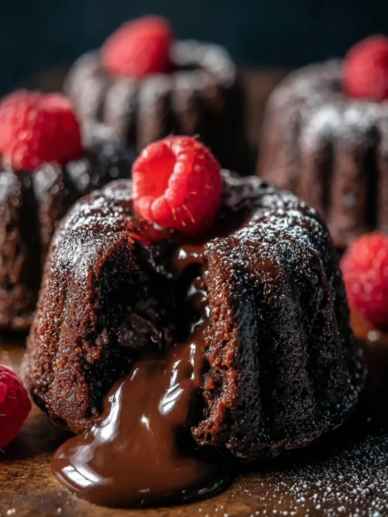 Mini Chocolate Lava Bundt Cakes: A Decadent Delight Awaits! First Image