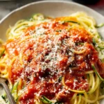 15 Minute Zucchini Spaghetti Recipe First Image