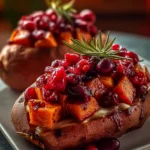Cranberry Apple Twice-Baked Sweet Potatoes First Image