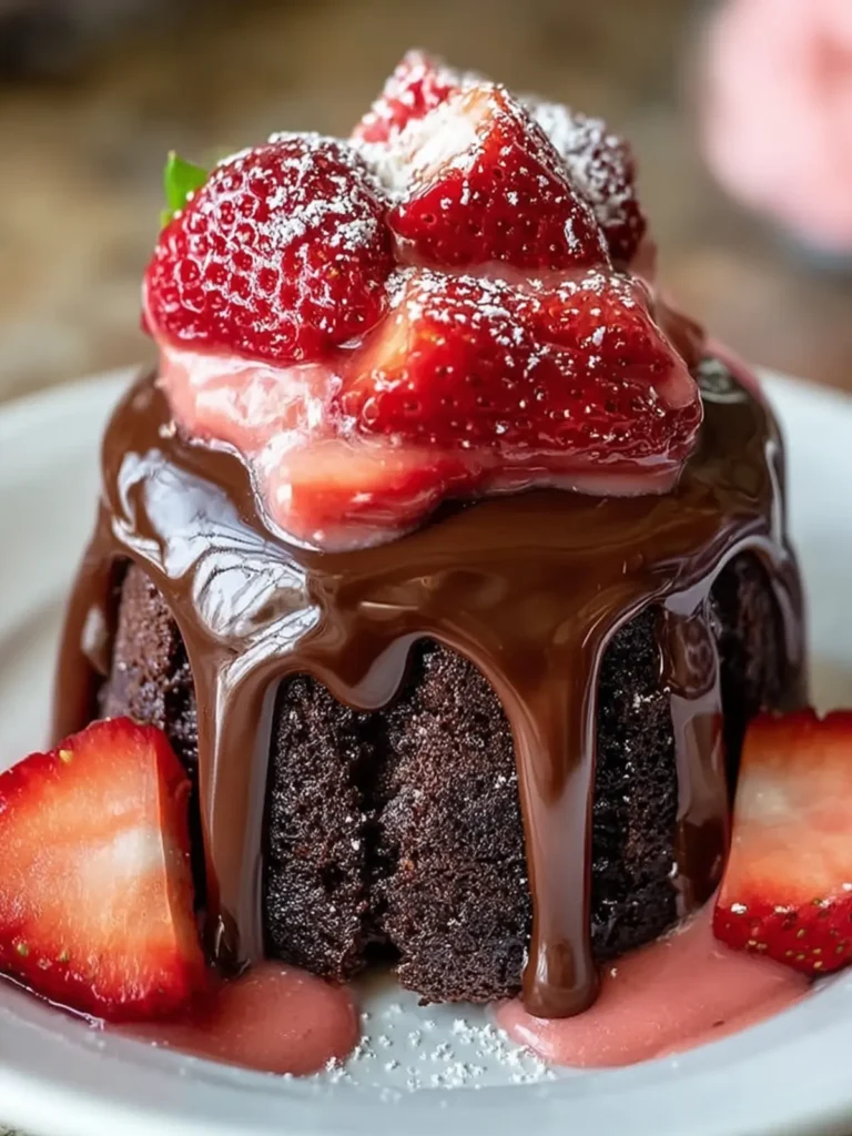 Chocolate Strawberry Mini Cake: A Delightful Recipe! First Image