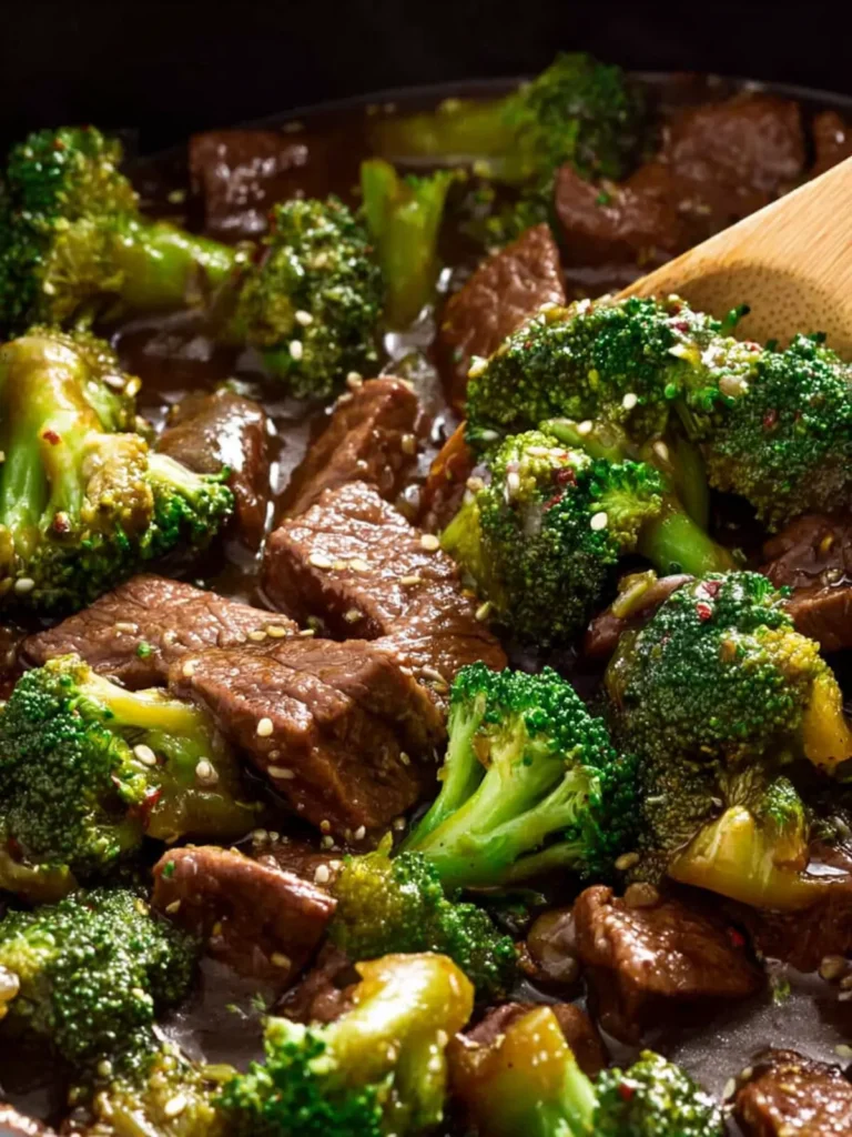 Slow Cooker Beef and Broccoli First Image