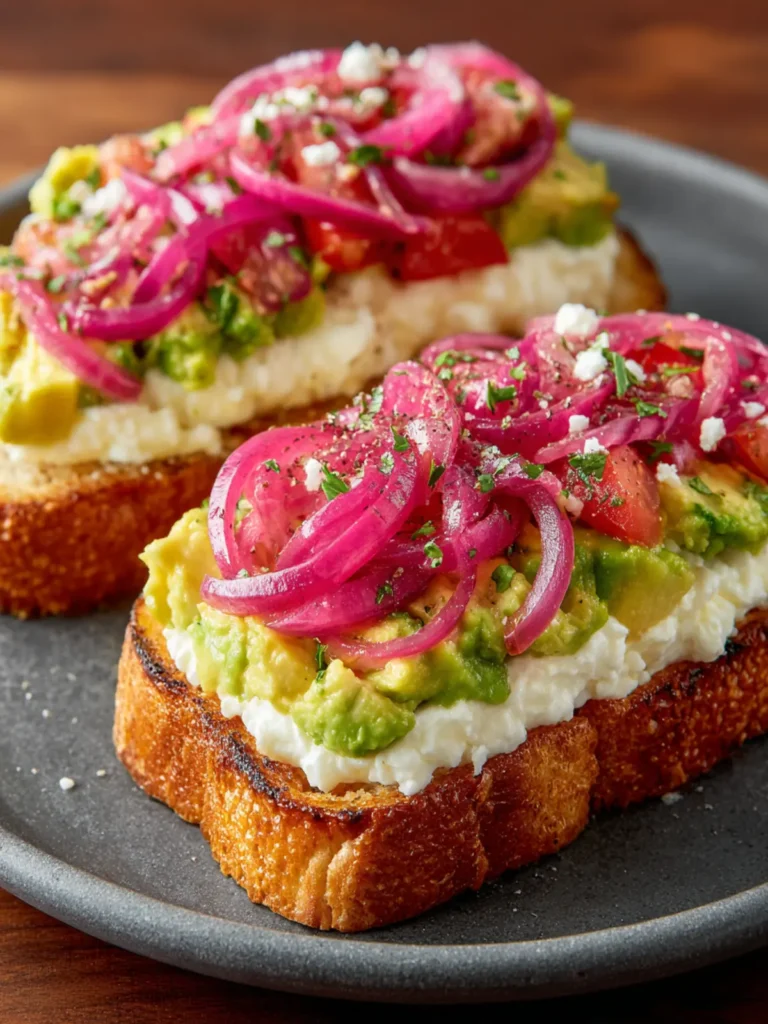 Avocado Cream Cheese Everything Toast : Deli-Style, Bold & Creamy First Image
