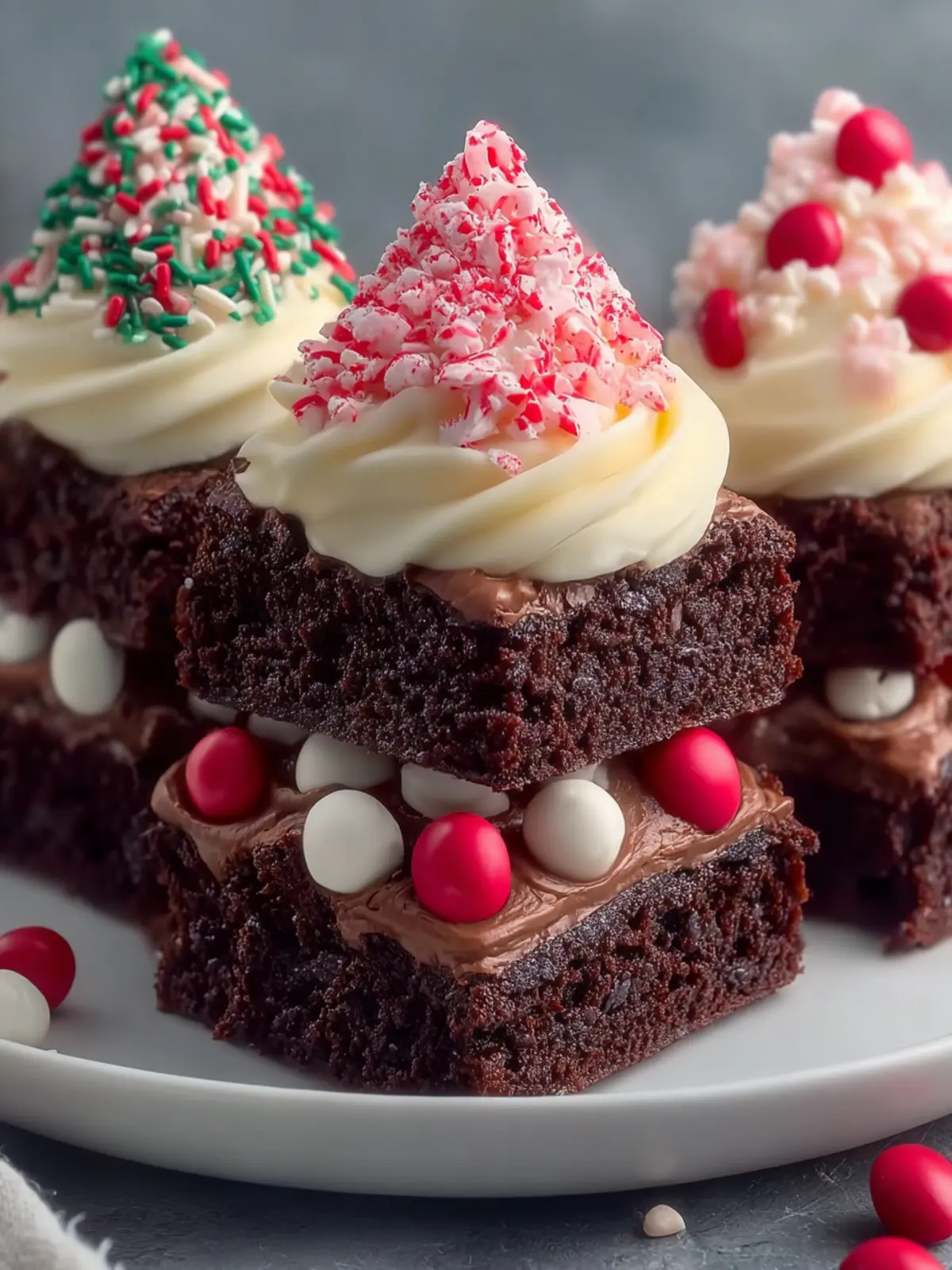 Festive Frosted Christmas Brownies: Irresistibly Sweet Treats
