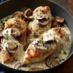 Easy Creamy Mushroom Chicken First Image