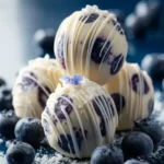 White Chocolate Blueberry Truffles First Image