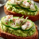 Greek Yogurt Whipped Avocado Toast : Creamy, Zesty & Protein-Packed First Image