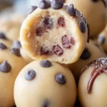 Chocolate Chip Cookie Dough Truffles (Eggless) First Image