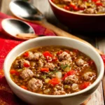 Sausage and Lentil Soup First Image