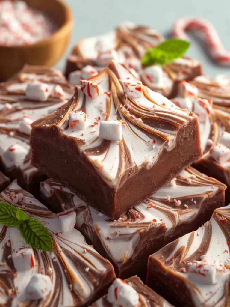 Milk Chocolate Peppermint Fudge First Image