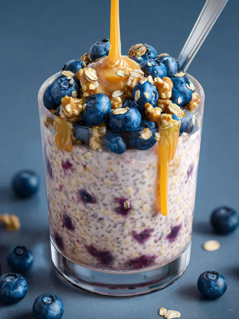 Blueberry Overnight Oats First Image