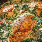 Irresistible Creamy Spinach Chicken Skillet Recipe First Image