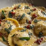 Irresistible Creamy Tuscan Cheese Ravioli Recipe First Image