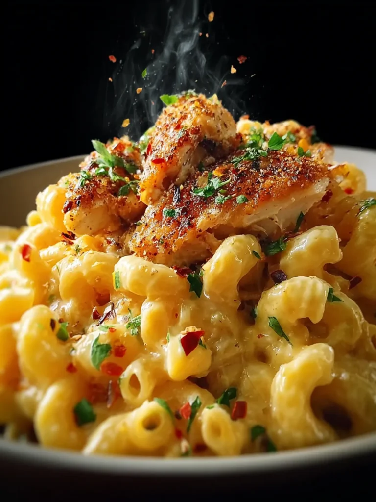 Honey Pepper Chicken Mac and Cheese First Image
