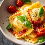 Homemade Cheese Ravioli with Ricotta First Image