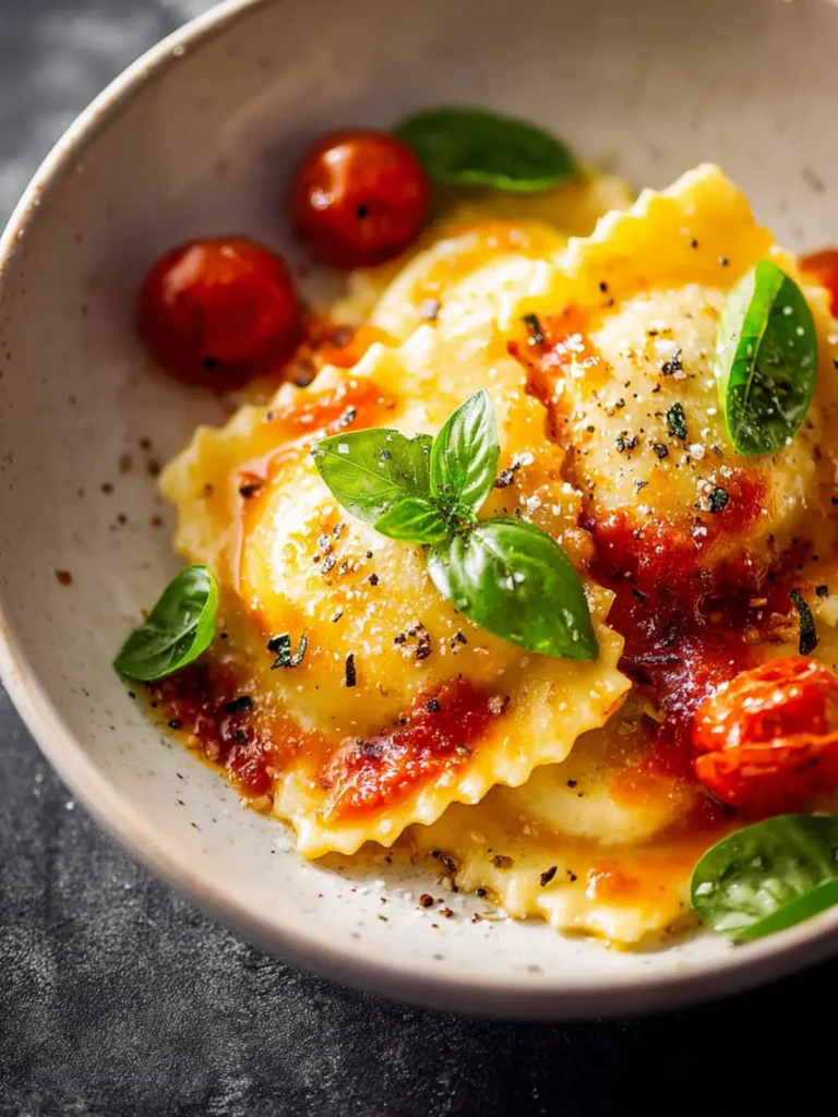 Homemade Cheese Ravioli with Ricotta First Image