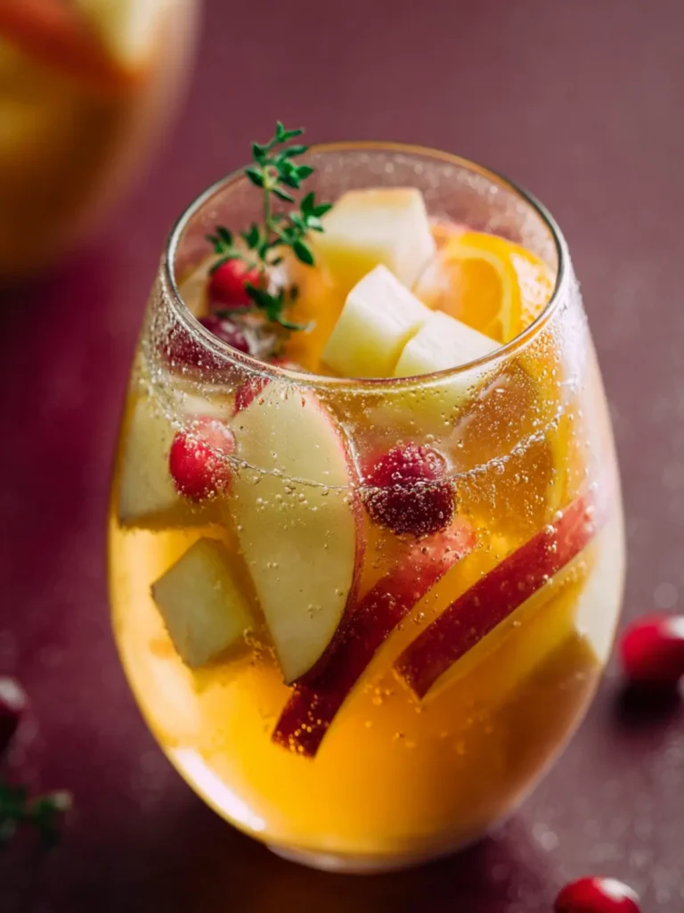 Apple Cider Sangria with Prosecco First Image