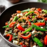 Irresistible Mediterranean Ground Beef Stir Fry Recipe First Image