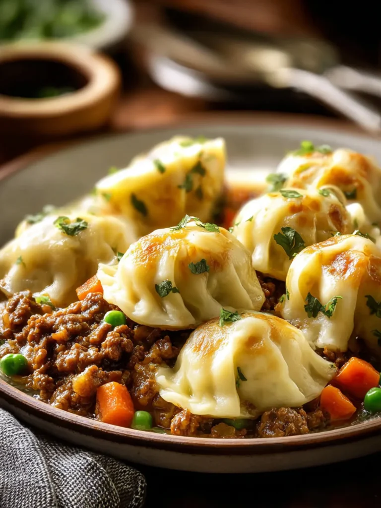 Savory Ground Beef and Dumplings: Comfort in Every Bite First Image