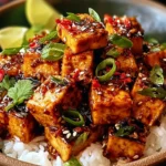 Flavorful Chili Crisp Roasted Tofu Bowl Recipe Delight First Image