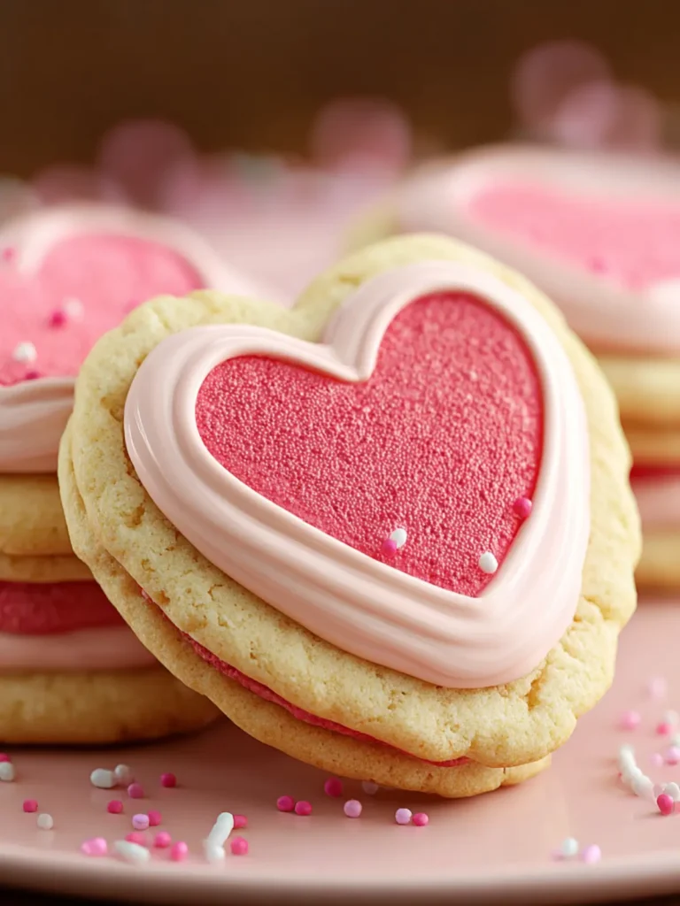 Delightful Valentine Sandwich Cookies for a Sweet Surprise First Image