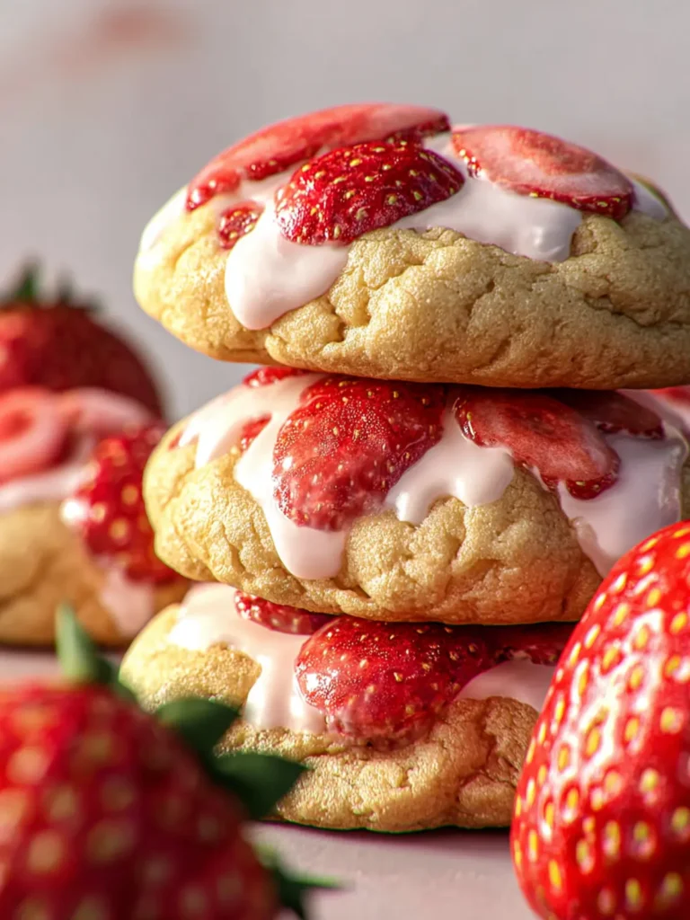 Irresistible Strawberry Cheesecake Cookies Recipe First Image