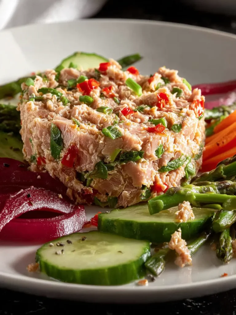 Quick Spicy Tuna Salad Recipe with Crispy Veggies First Image