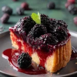 Irresistible Blackberry Upside Down Cake Recipe Delight First Image