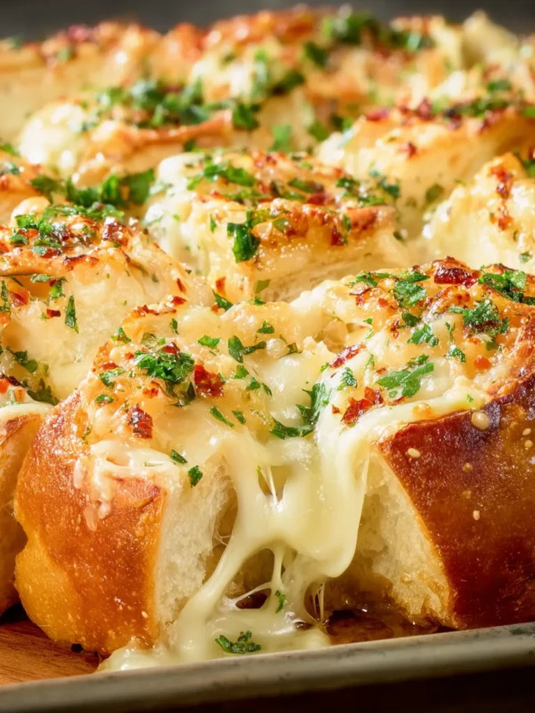 Cheesy Hawaiian Roll Garlic Bread First Image