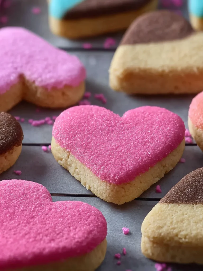 Irresistible Shortbread Heart Cookies – Melt-in-Your-Mouth Treats First Image
