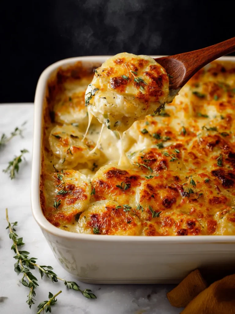 Cheesy Scalloped Potatoes with Gruyere First Image