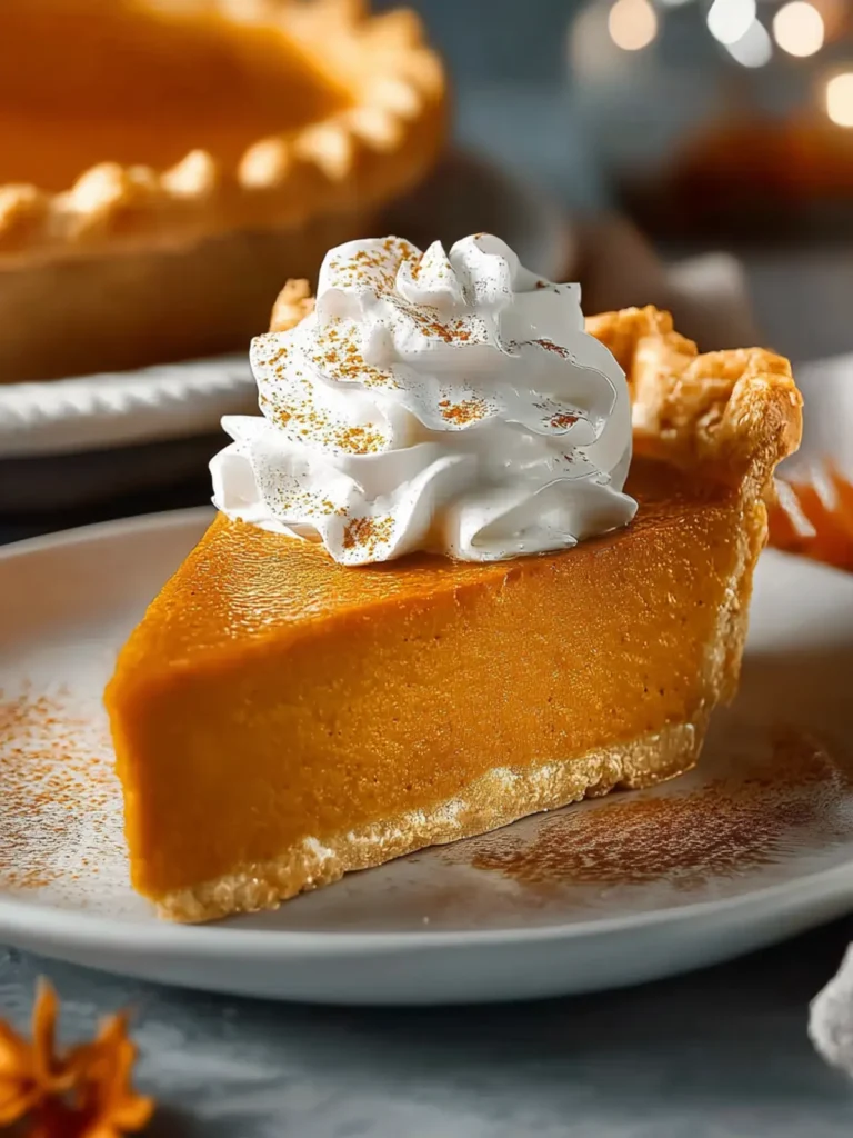 Tasty Pumpkin Pie First Image